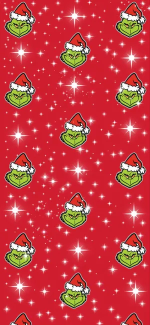 Breathe In The Spirit Of Christmas With This Cheery Cute Grinch. Wallpaper