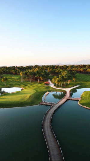 Breathtaking Golf Course Wallpaper