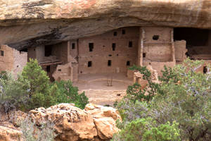 Breathtaking View Of Cliff Palace, Colorado Wallpaper