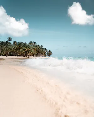Breathtaking View Of Ios Beach, Greece Wallpaper