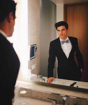 Brent Rivera In Suit Wallpaper