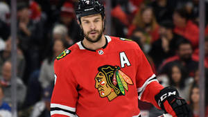 Brent Seabrook Looking Down Wallpaper