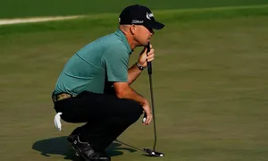 Brian Harman Sitting, Reflecting On His Game Wallpaper