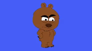 Brickleberry Malloy Blue Wallpaper
