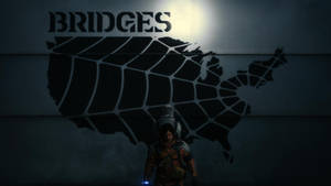 Bridges Logo In Death Stranding Wallpaper