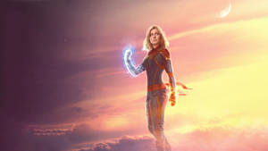 Brie Larson Is Captain Marvel Wallpaper