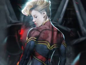 Brie Larson Is Captain Marvel Wallpaper