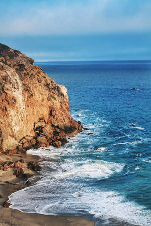 Bright And Clear Malibu Beach Wallpaper