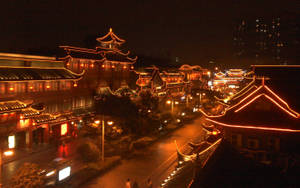 Bright Chengdu Temples Wallpaper