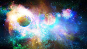 Bright Galaxy In Universe Wallpaper