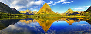 Bright Glacier National Park Wide Shot Wallpaper