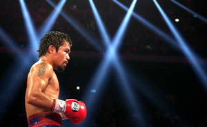 Bright Lights On Manny Pacquiao Wallpaper