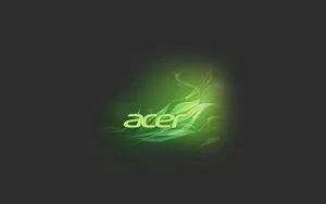 Bright Lime Green Acer Logo Wallpaper