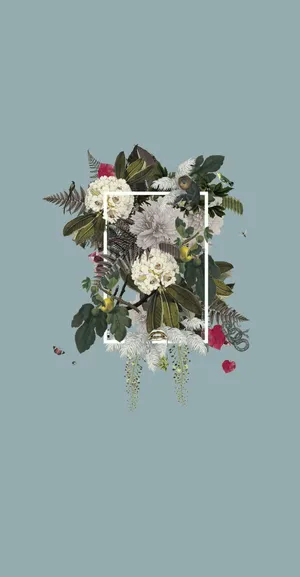 Bright Pink And Green Flowers In A Vibrant Springtime Vase Wallpaper