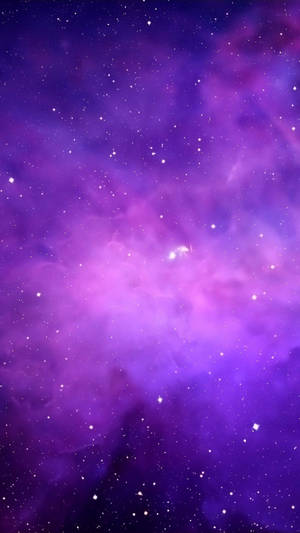 Bright Purple Aesthetic Galaxy Wallpaper