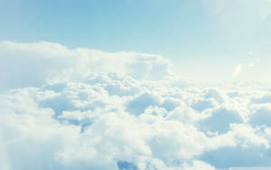Bright Sky And Cloud Wallpaper