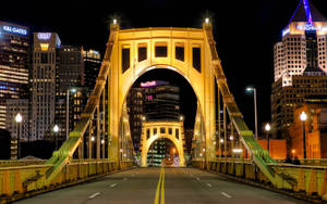 Bright Yellow Green Pittsburgh Wallpaper