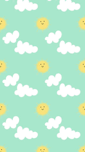 Brighten Up Your Day With This Cute Sun. Wallpaper