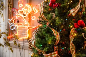 Brighten Up Your Holiday With A Festive Christmas Tree Wallpaper