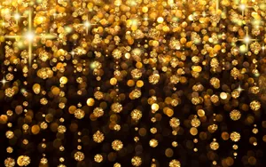 Brighten Your Life With Beautiful Yellow Glitter. Wallpaper