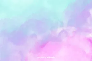 Brightly-colored Pastel Abstract Art With Shapes And Swirls Wallpaper