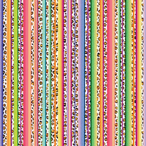 Brightly Colored Serape Pattern Delivers An Eye-catching Style. Wallpaper