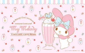 Bring An Adorable Touch To Your Desktop With A My Melody Design Wallpaper