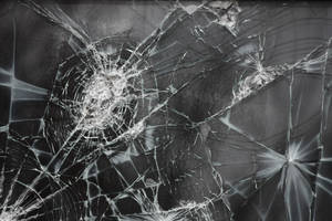 Broken Acrylic With Black Backdrop Wallpaper