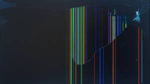 Broken Rgb Lines Screen Wallpaper