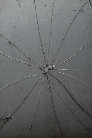 Broken Window Glass Panel Wallpaper