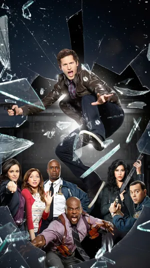 Brooklyn Nine Nine Breaking Glass Wallpaper