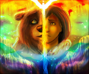 Brother Bear Kenai Bear And Human Wallpaper