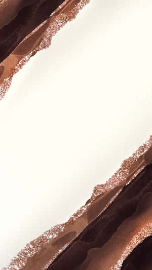 Brown And White Abstract Art Wallpaper