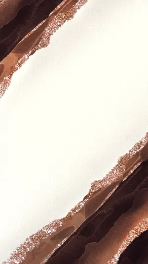 Brown And White Abstract Art Wallpaper