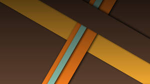 Brown And Yellow Abstract Material Wallpaper