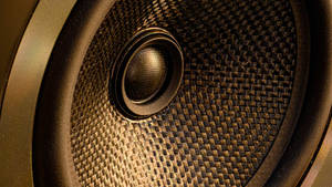 Brown Bass Speaker Wallpaper