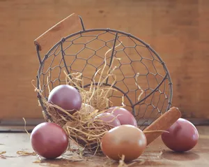 Brown Easter Eggs Wallpaper