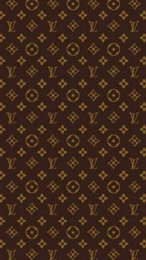 Brown Louis Vuitton Designer Wallpaper