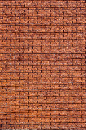 Brown Running Brick Wall Wallpaper