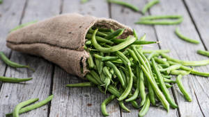 Brown Sack Green Beans Wallpaper