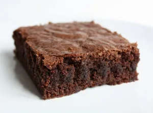 Brownie With Crusty Chocolate Wallpaper