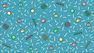 Browsing The Internet With A 90s Computer Wallpaper