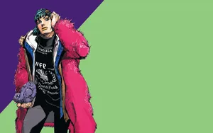 Bruno Bucciarati Fashion Of Jojo Wallpaper