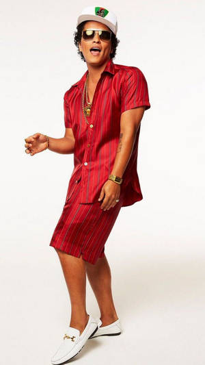Bruno Mars 24k Magic Outfit Wallpaper