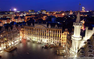 Brussels Courtyard Wallpaper