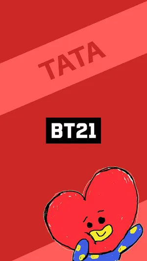 Bt21 Tata Dab Wallpaper