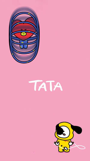 Bt21 Tata Jumping Rope Wallpaper