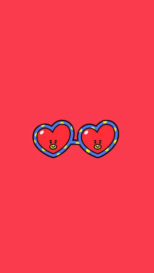 Bt21 Tata Sunglasses Wallpaper