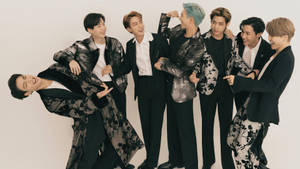 Bts 2021 Desktop Suits Laughing Wallpaper