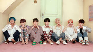 Bts 2021 Heart Hands Wallpaper